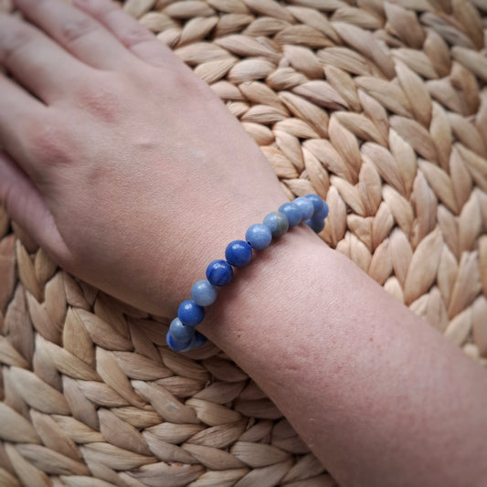 Aventurijn armband blauw